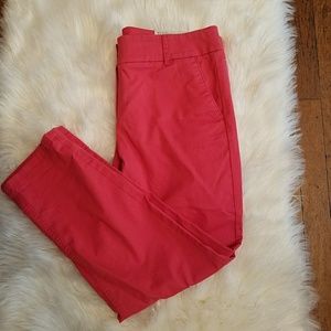 Coral LOFT Marisa Skinny Pants